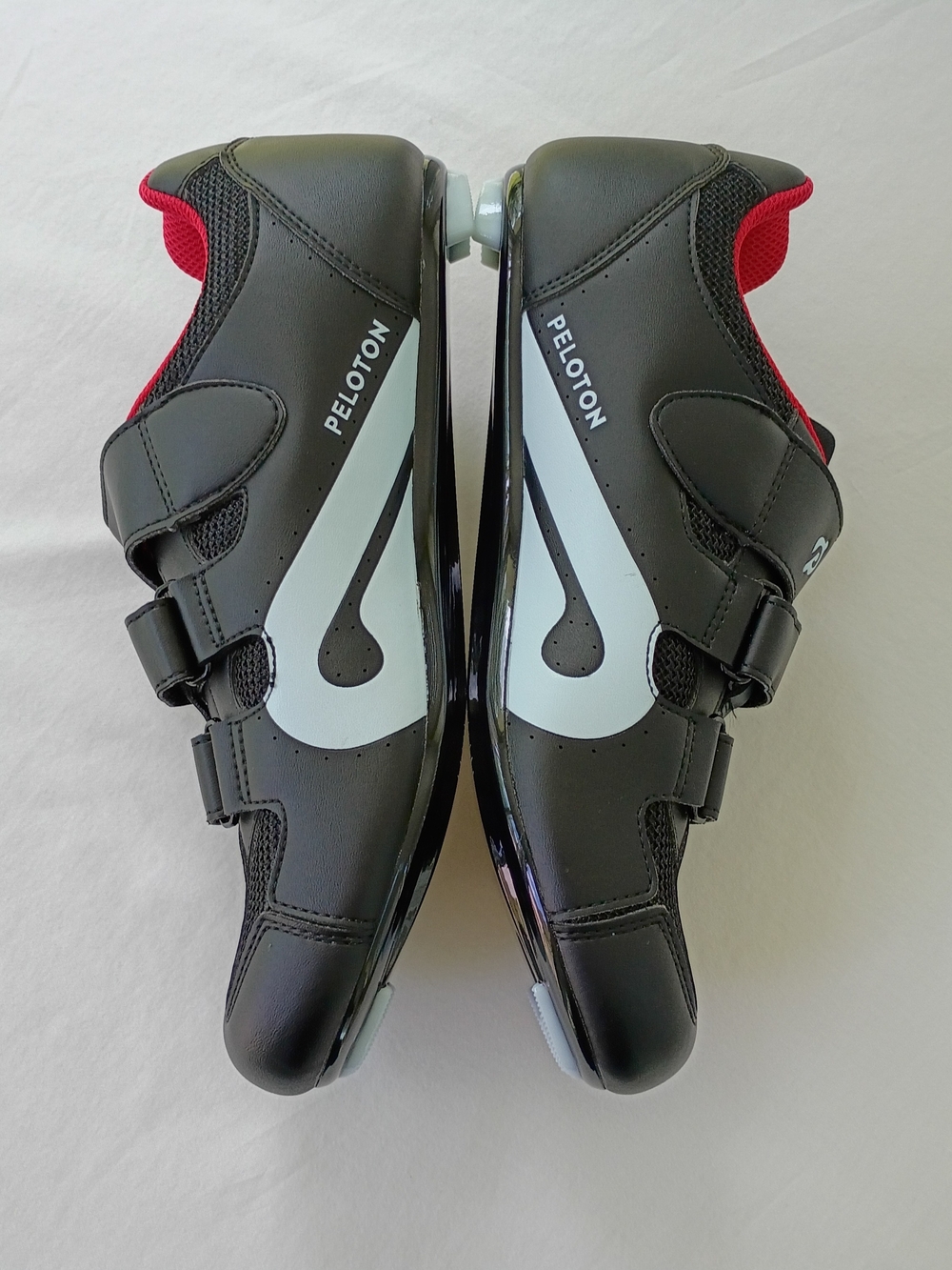 Peloton Cycling Shoes F JX 1120 EU 39 Women's 8 to 8.5 Missing Cleats Red Black